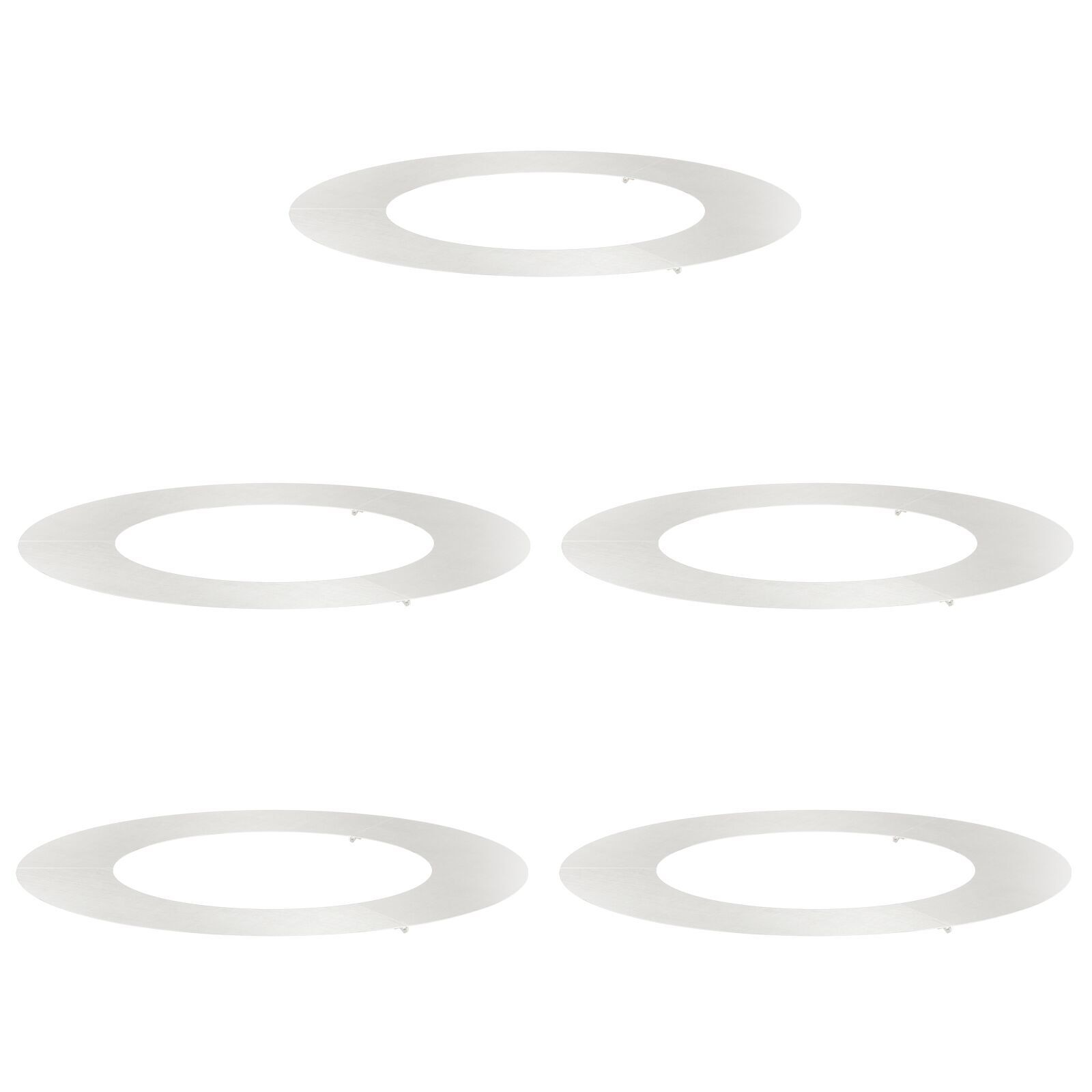 VidaXL Roestvrijstalen Plantpot Roestvrijstaal Groot Duurzaam Rond