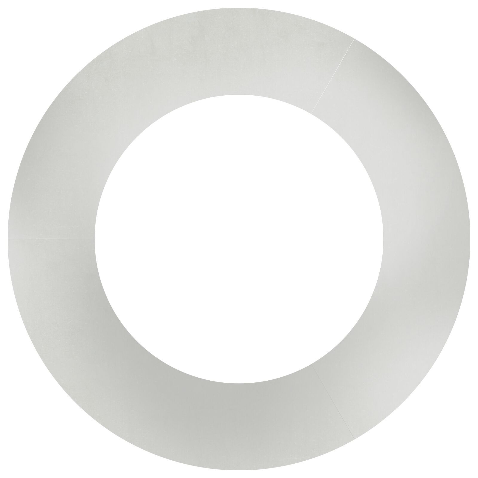 VidaXL Roestvrijstalen Plantpot Roestvrijstaal Groot Duurzaam Rond