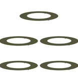 VidaXL Olijfgroene Plantenpot Olijfgroen Kunststof Groot