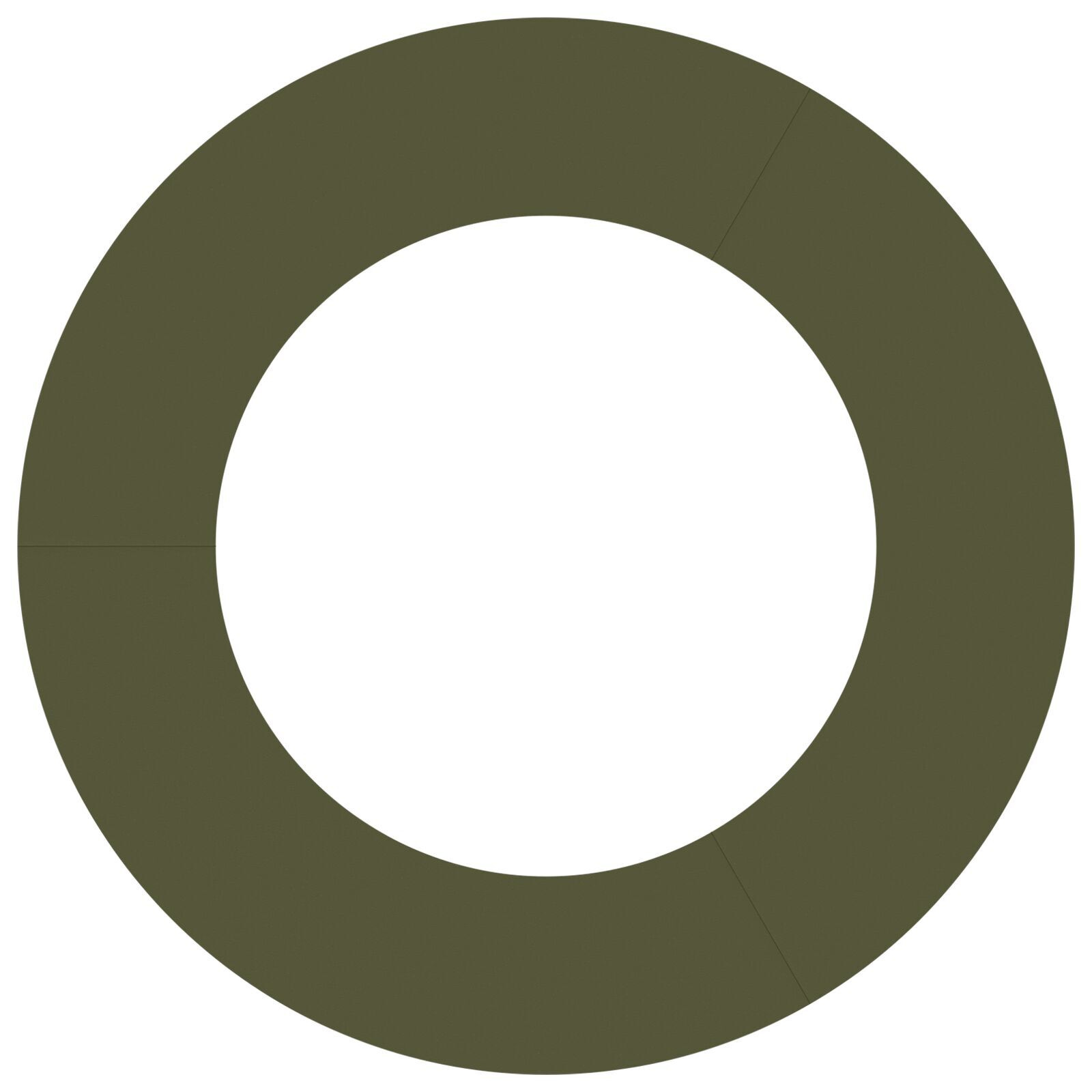 VidaXL Keramische Plantenbak Olijfgroen Keramiek Groot