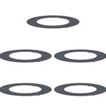 VidaXL Plastic Plantenbak Anthraciet Kunststof Groot Stevig Rond