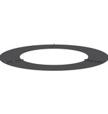 VidaXL Plastic Plantenbak Zwart Kunststof Groot Rond Modern