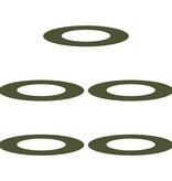 VidaXL Olijfgroene Plantenpot Olijfgroen Keramiek Groot