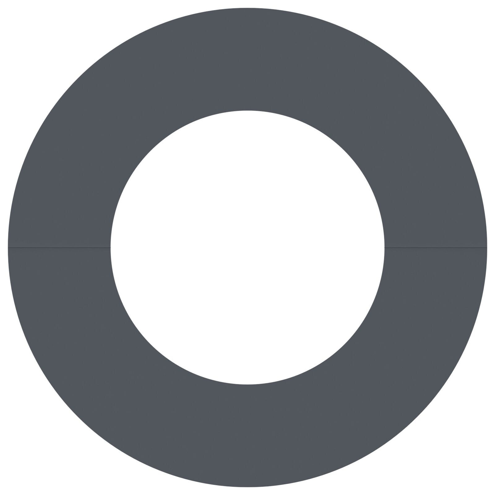 VidaXL kunststof plantenbak set Anthraciet Kunststof Groot Duurzaam