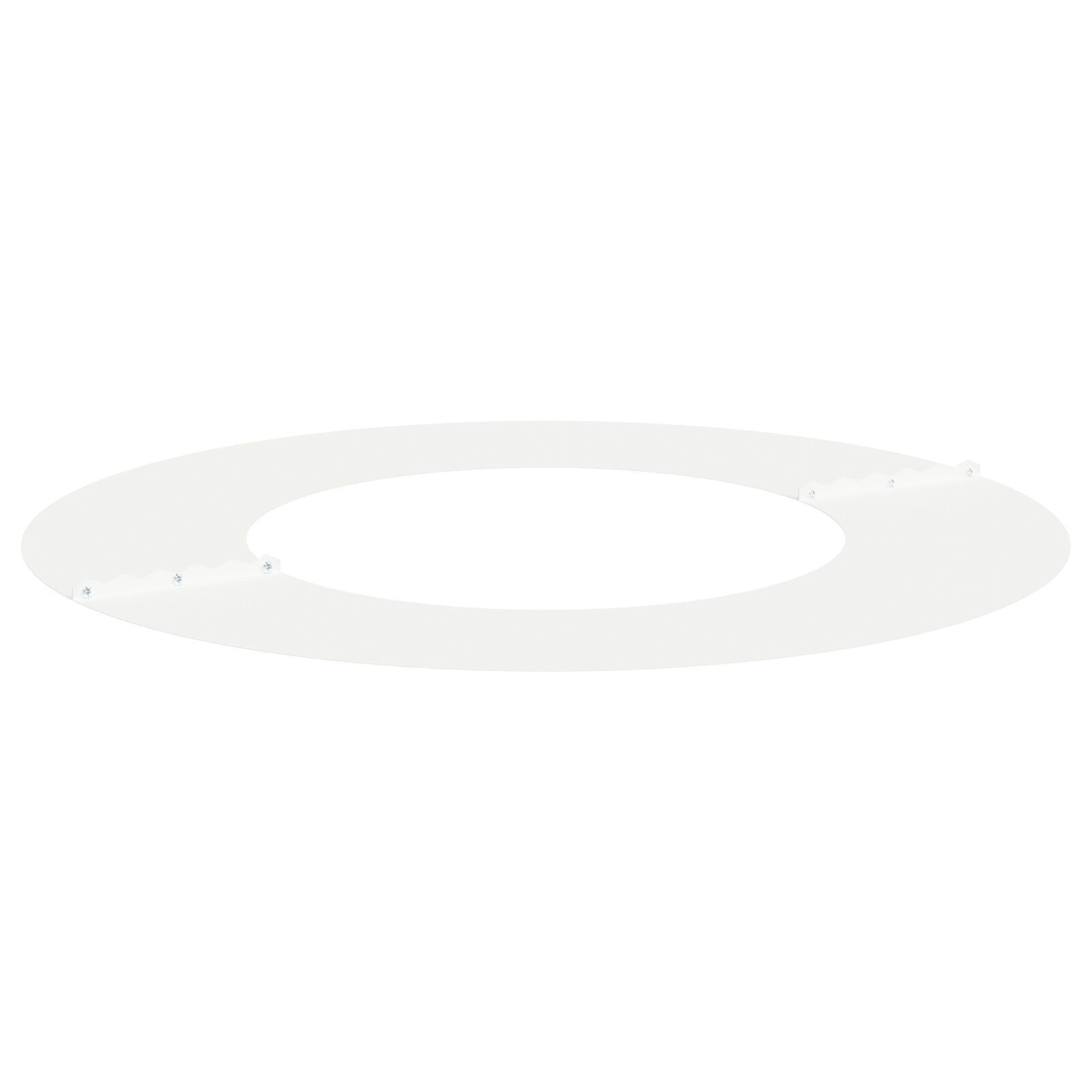 VidaXL Keramische Plantenpot Wit Keramiek Groot Cirkelvormig