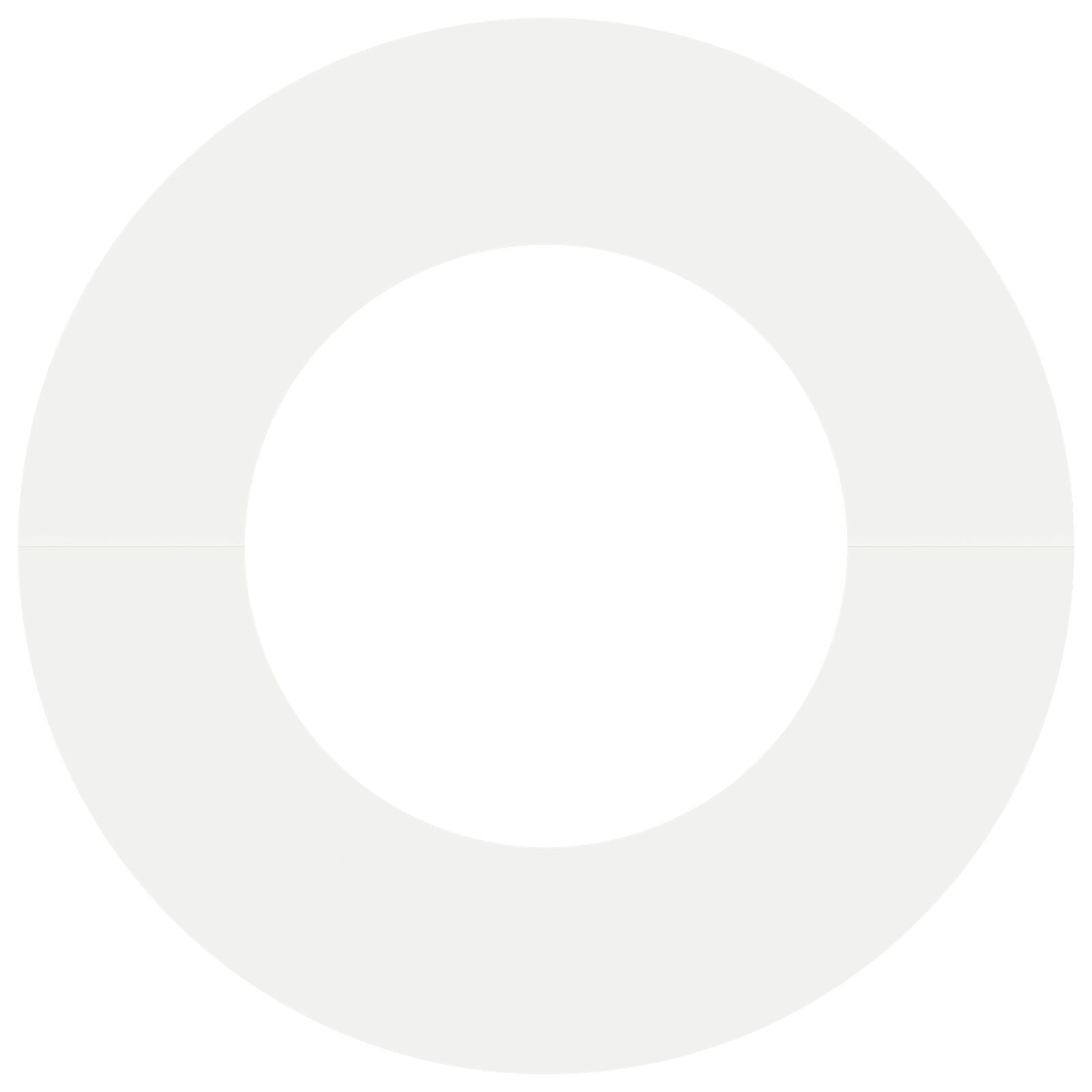 VidaXL Keramische Plantenpot Wit Keramiek Groot Cirkelvormig