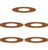 VidaXL Corten Staal Plantenbak Corten staal Groot Stapelbaar