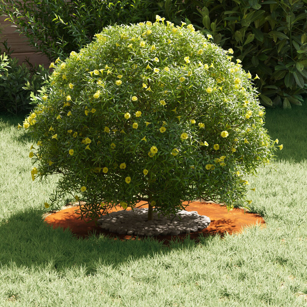 VidaXL Corten Stalen Planter Corten staal Groot Decoratieve Inlays