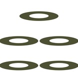 VidaXL Olijfgroene Planter Olijfgroen Kunststof Middelgroot