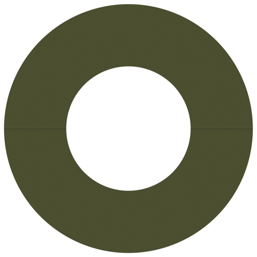 VidaXL Kunststof Plantenbak Olijfgroen Kunststof Groot Plantenbak