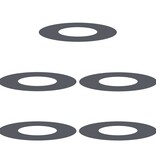 VidaXL Hars planter Anthraciet Hars Middelgroot Potten