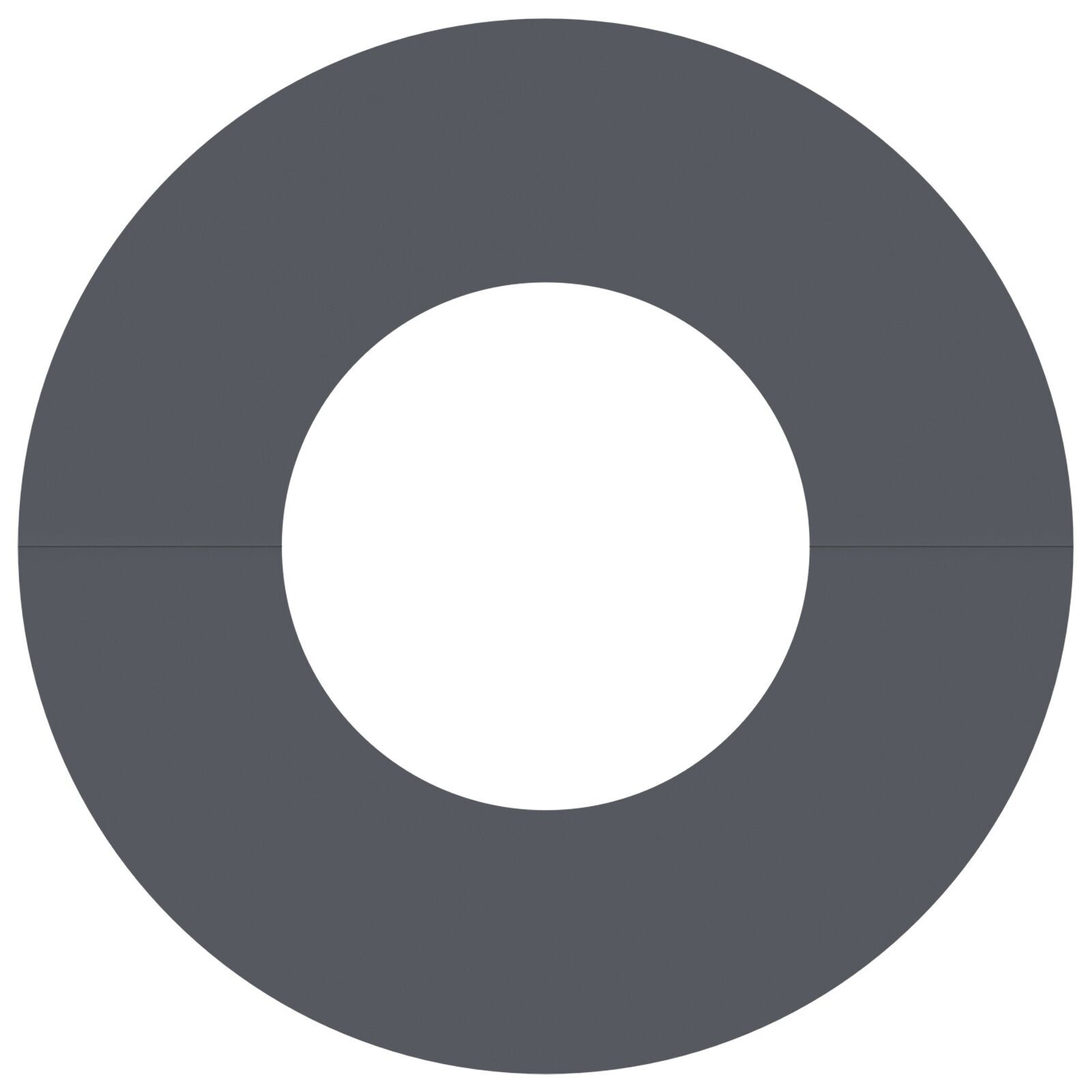 VidaXL Hars planter Anthraciet Hars Middelgroot Potten