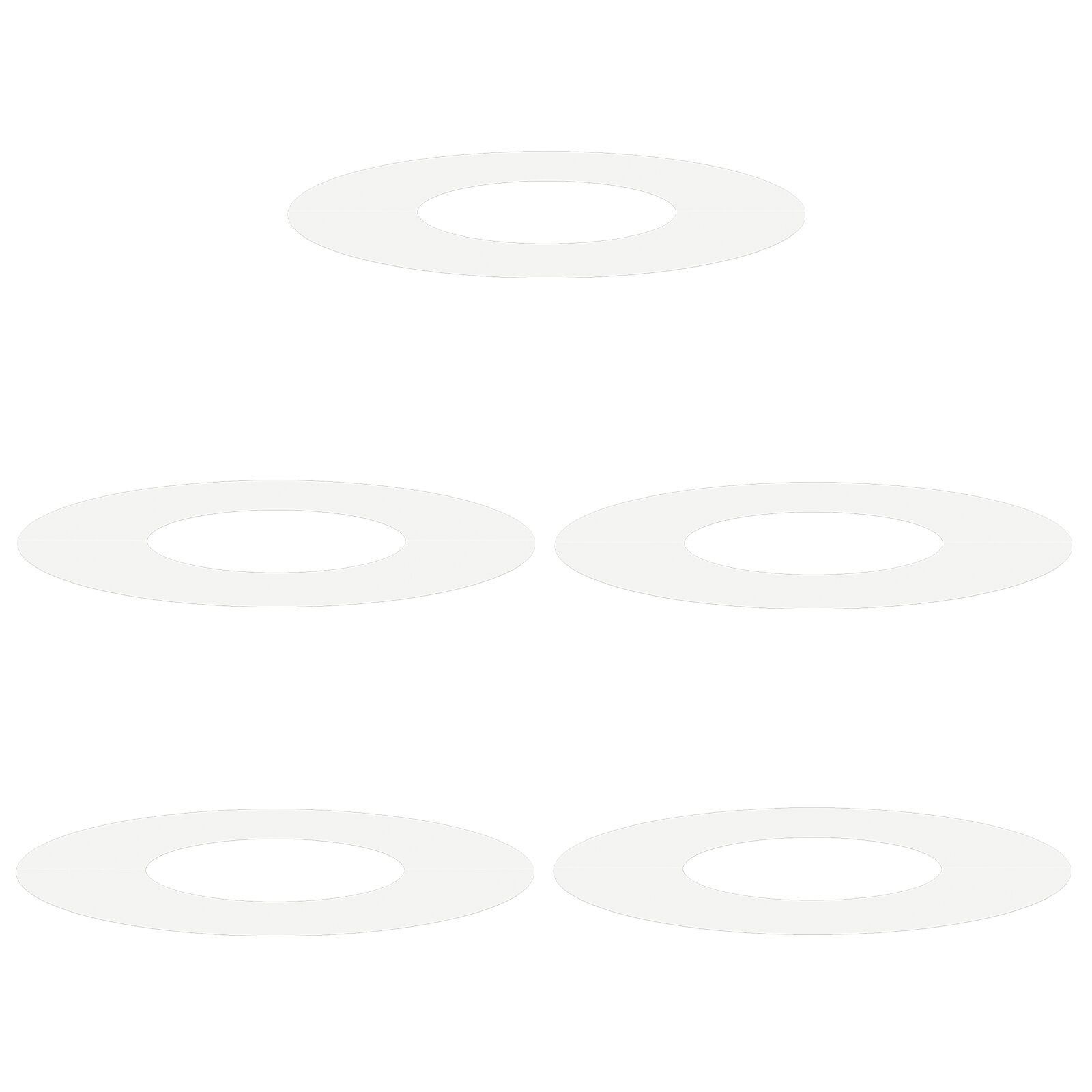 VidaXL Plastic Plantenbak Wit Kunststof Groot Ronde Plantenbak Modern