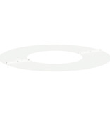 VidaXL Plastic Plantenbak Wit Kunststof Groot Ronde Plantenbak Modern