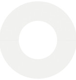 VidaXL Plastic Plantenbak Wit Kunststof Groot Ronde Plantenbak Modern