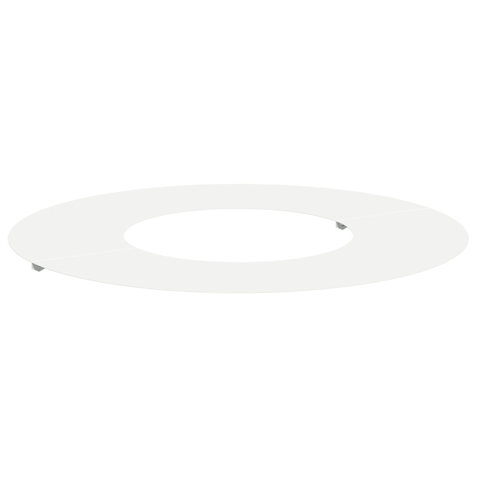 VidaXL Keramische Plantenbak Wit Keramiek Groot Rond Modern