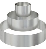 VidaXL Metalen Planter Gegalvaniseerd staal Ø 90 cm Duurzaam