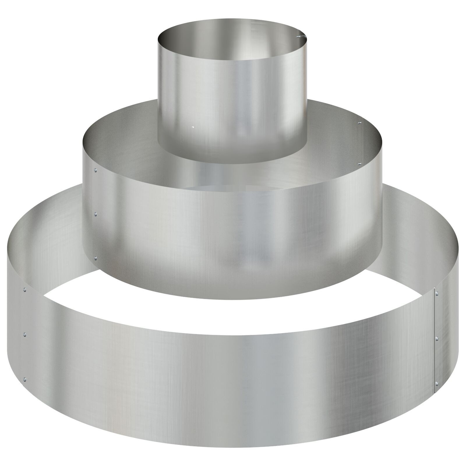 VidaXL Metalen Planter Gegalvaniseerd staal Ø 90 cm Duurzaam