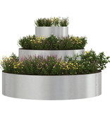 VidaXL Metalen Planter Roestvrijstaal Groot Duurzaam Planter