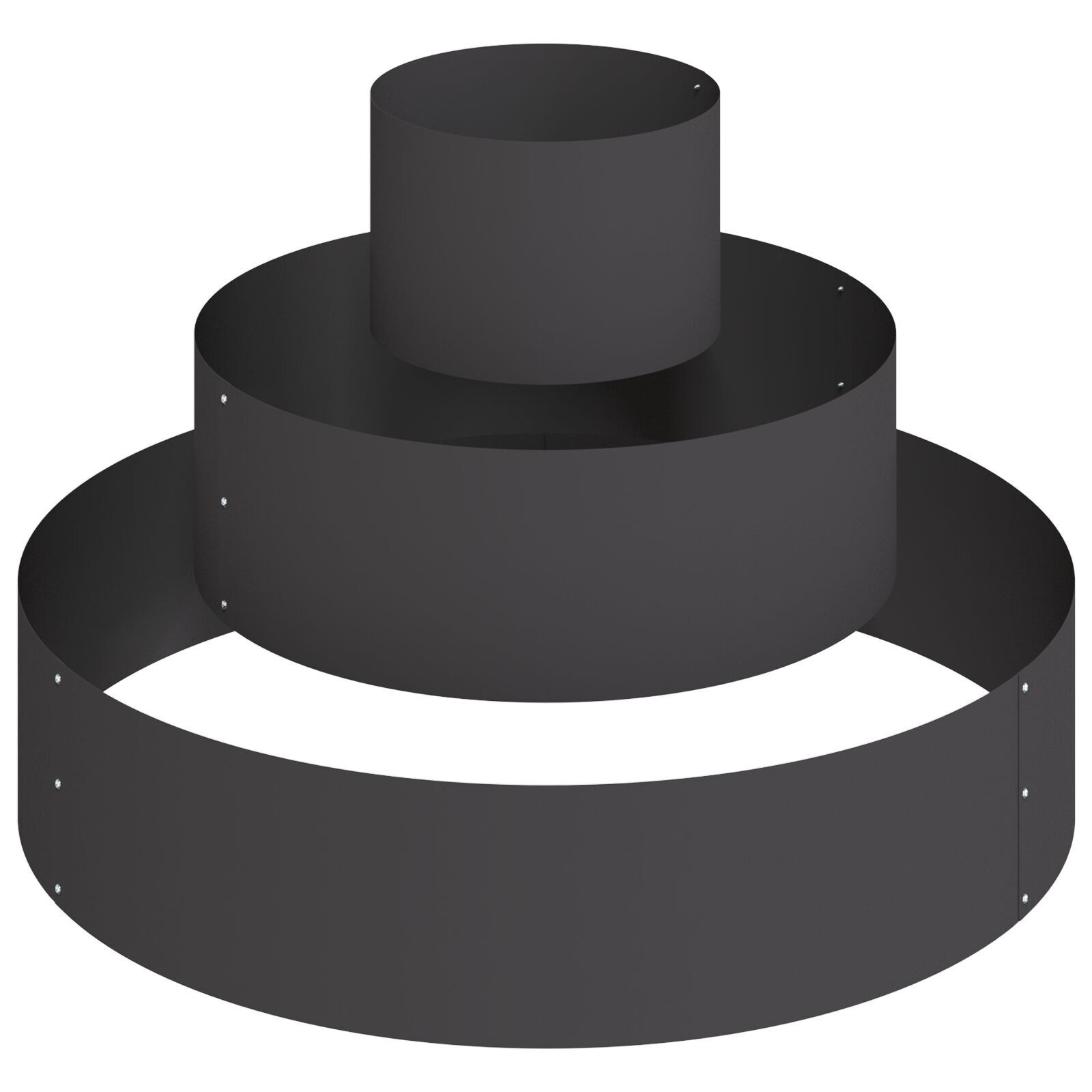 VidaXL Metaal Plantenbak Staal/zwarte Staal Groot Modulaire