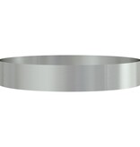 VidaXL Zilveren Metalen Plantenbak Gegalvaniseerd Zilver