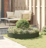 VidaXL Olijfgroene Plantenbakken Olijfgroen Metaal Groot Plantenbakken