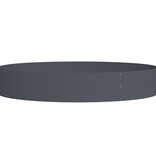 VidaXL Anthraciet Metalen Pot Anthraciet Metaal Groot Duurzaam