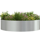 VidaXL Grote Metalen Plantenbakken Gegalvaniseerd Metaal Groot