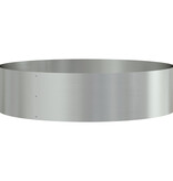 VidaXL Grote Metalen Plantenbakken Gegalvaniseerd Metaal Groot