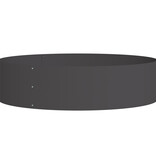 VidaXL Zwarte Kunststof Plantenbakken Zwart Kunststof Groot Duurzaam