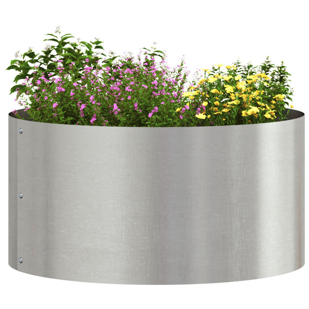 VidaXL Roestvrijstalen Pot Roestvrijstaal Middelgroot Duurzaam