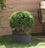 VidaXL Anthraciet Metalen Pot Anthraciet Metaal 40 cm Diameter Duurzaam