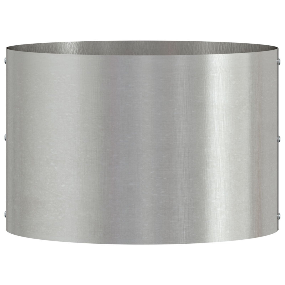 VidaXL Roestvrijstalen Pot Roestvrij staal 30 cm diameter Modern