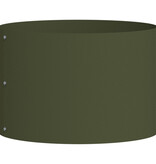 VidaXL Olijfgroene Plantenbakken Set van 5 Olijfgroen Kunststof