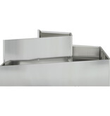 VidaXL Potten & Plantenbakken Gegalvaniseerd Gegalvaniseerd metaal