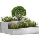 VidaXL Potten & Plantenbakken Roestvrijstaal Middelgroot Plantenbakken