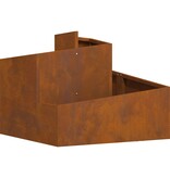 VidaXL Potten & Plantenbakken Corten Staal Midden Duurzaam