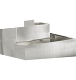 VidaXL Metalen Plantenbak Roestvrijstaal Groot Duurzaam Rechthoekig