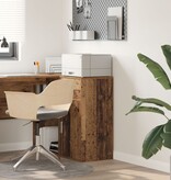 VidaXL Bruine Opbergrek Oud hout Bewerkt hout Middelgroot Opslag