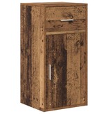 VidaXL Bruine Opbergrek Oud hout Bewerkt hout Middelgroot Opslag
