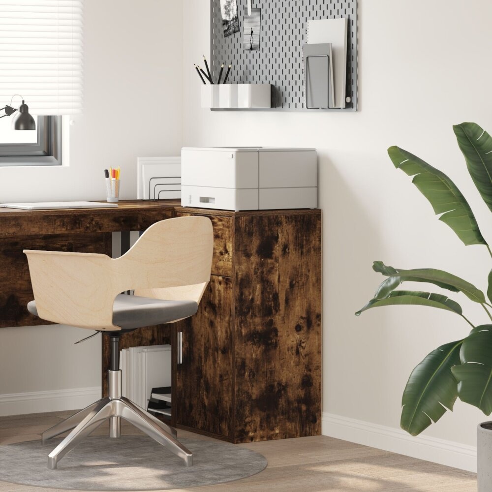 VidaXL Gerookte Eiken Opslagkast Gerookt eiken