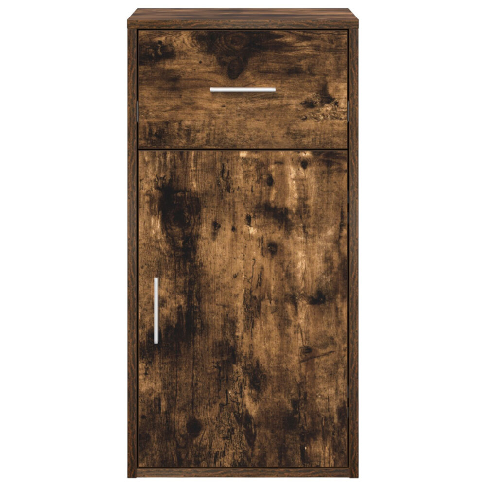 VidaXL Gerookte Eiken Opslagkast Gerookt eiken