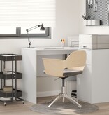VidaXL Schrijfbureau Wit Bewerkt hout Middelgroot Opslag