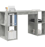 VidaXL Grijs Computerbureau Beton grijs