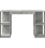 VidaXL Grijs Computerbureau Beton grijs