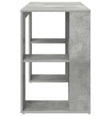 VidaXL Grijs Computerbureau Beton grijs