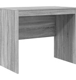 VidaXL Grijs Schrijfbureau Grijze sonoma Engineered hout 90 x 50 x 76 cm