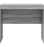 VidaXL Grijs Schrijfbureau Grijze sonoma Engineered hout 90 x 50 x 76 cm