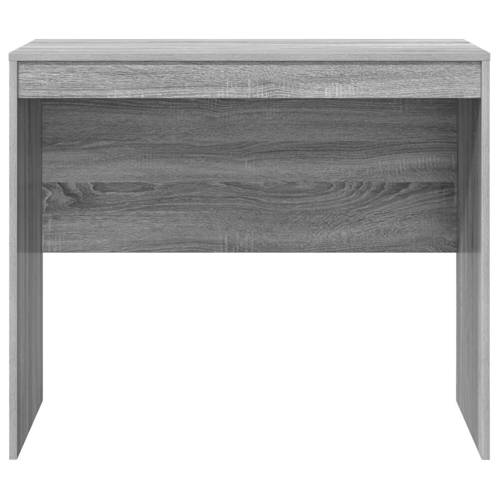 VidaXL Grijs Schrijfbureau Grijze sonoma Engineered hout 90 x 50 x 76 cm