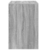 VidaXL Grijs Schrijfbureau Grijze sonoma Engineered hout 90 x 50 x 76 cm